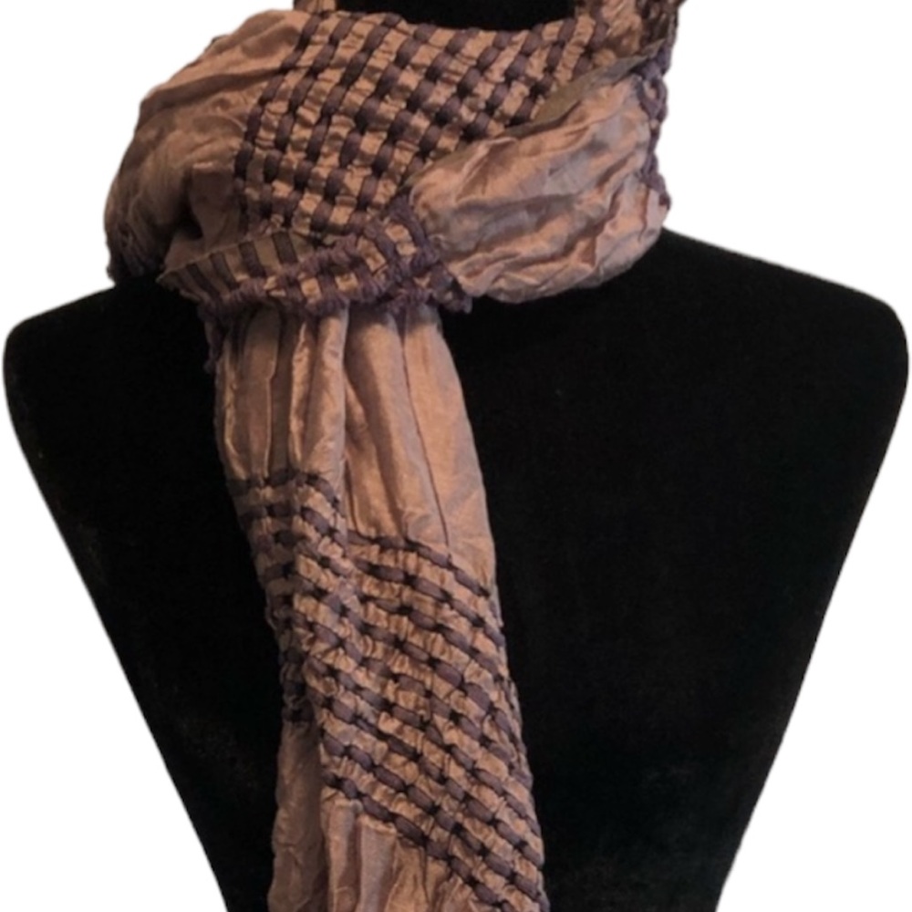 Powder lavender scarf